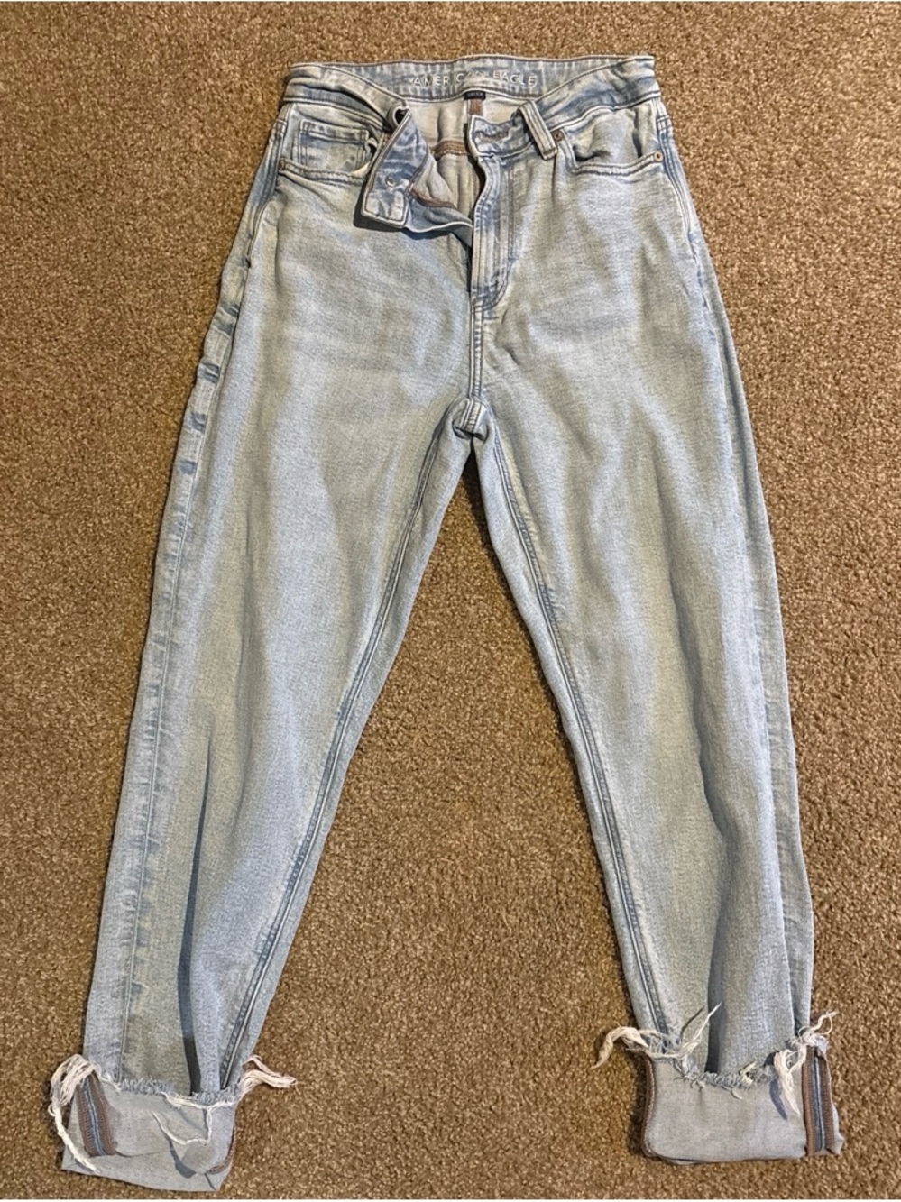 American Eagle Outfitters Light Blue Boyfriend Jeans